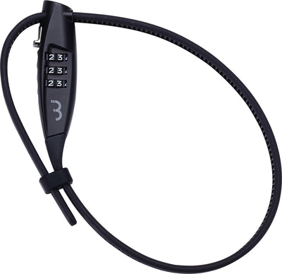 Bbb cycling zip-ty petit cadenas pour vélo - cadenas pour VTT et vélo de course cadenas léger à fermeture éclair - cadenas à combinaison à 3 chiffres - cadenas à combinaison vélo bbl-57