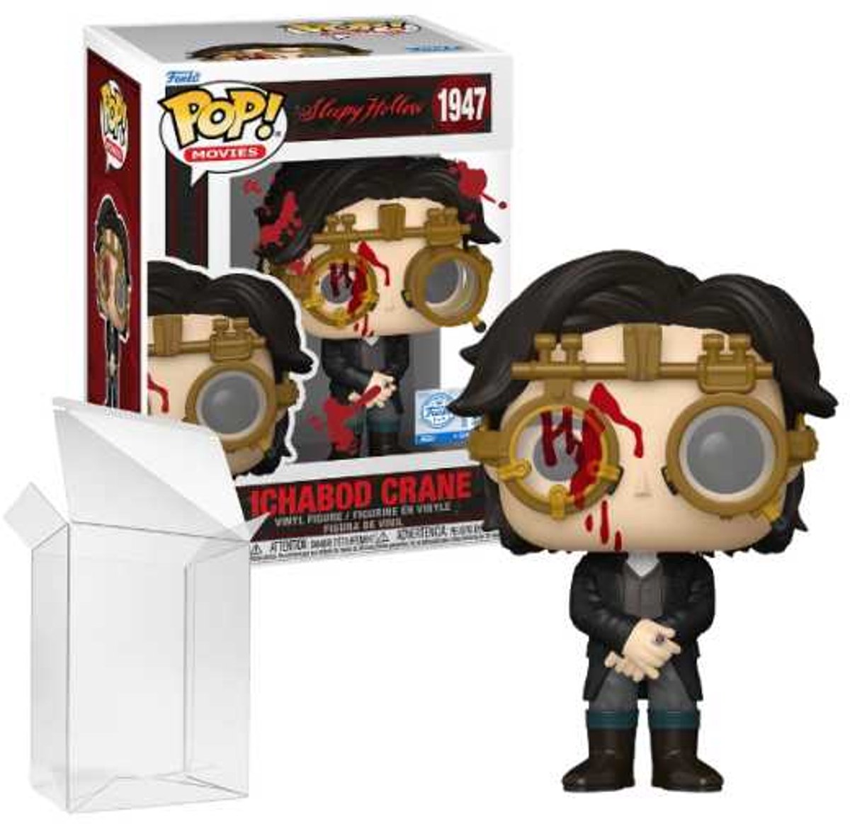 Funko-pop ! films : Sleepy Hollow Ichabod Crane Bloody #1947 édition spéciale exclusive