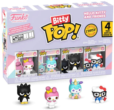Funko Bitty Pop ! - Hello Kitty et mes amis - ma mélodie Pochacco Badtz-maru poursuite aléatoire