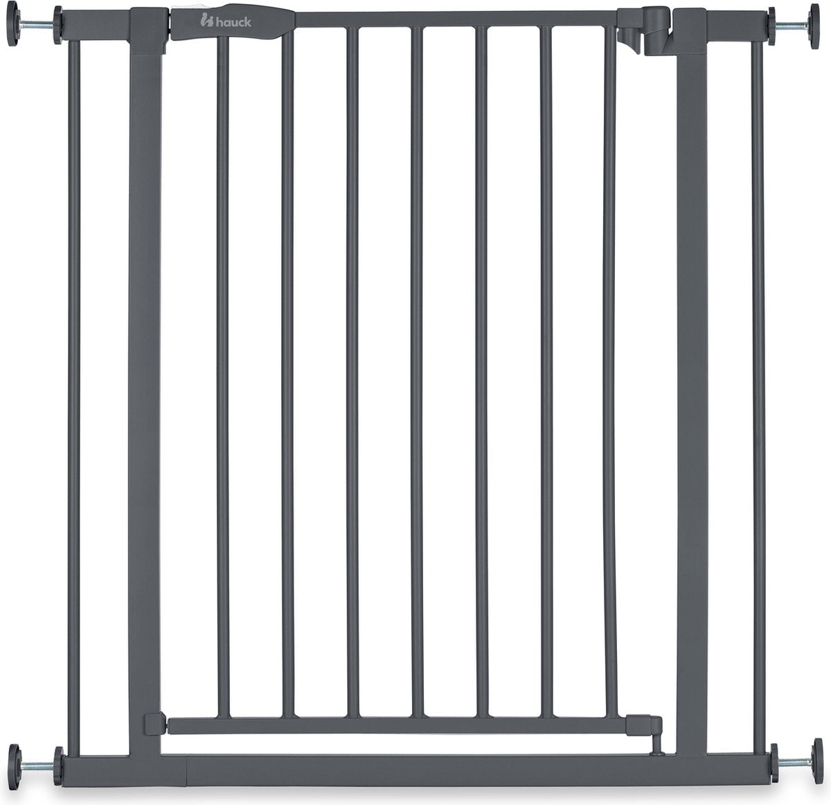 Hauck open n stop 2 barrière de sécurité - barrière d'escalier - gris foncé - 75-80 cm