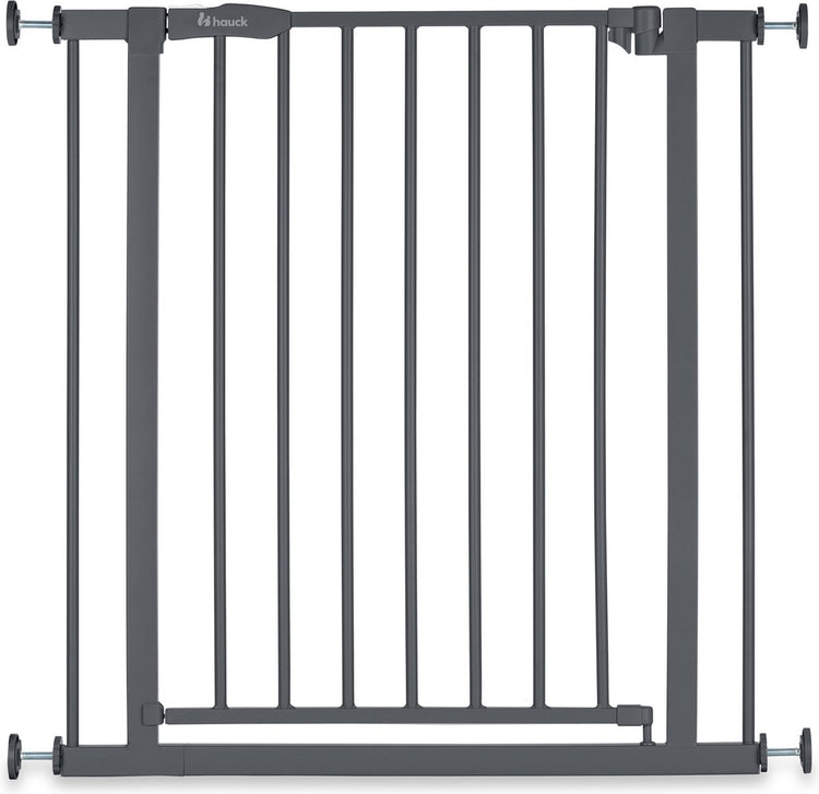 Hauck open n stop 2 barrière de sécurité - barrière d'escalier - gris foncé - 75-80 cm