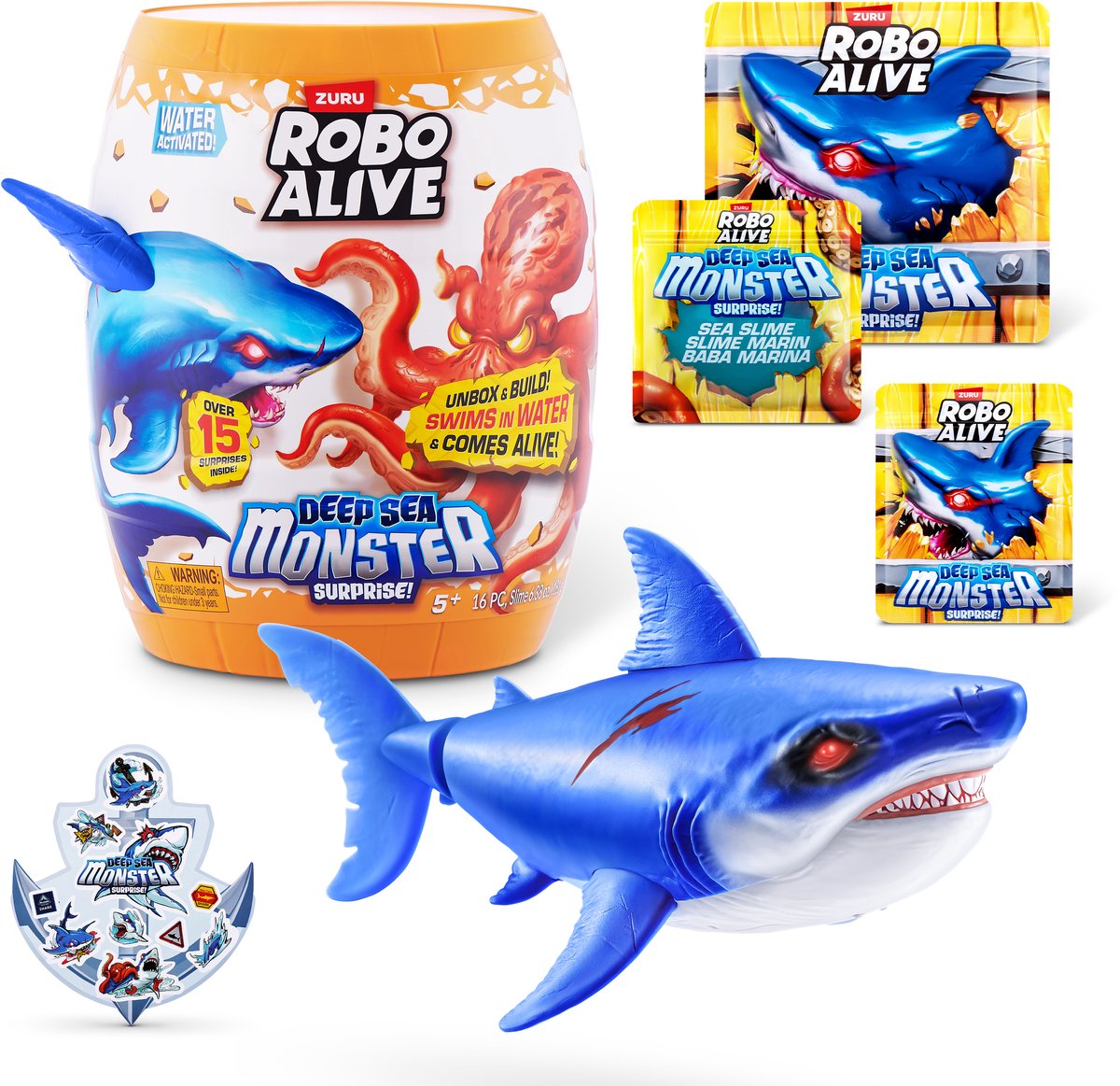 Robo Alive Deep Sea Monster Surprise 2 Assorti