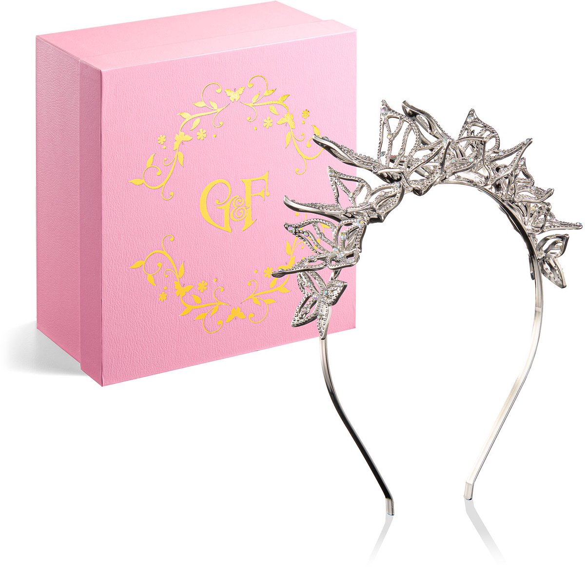 Noble collection méchants papillons de diadème de mariage Glinda