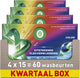 Dosettes de lessive Ariel 4en1 couleur - 4 x 15 lavages