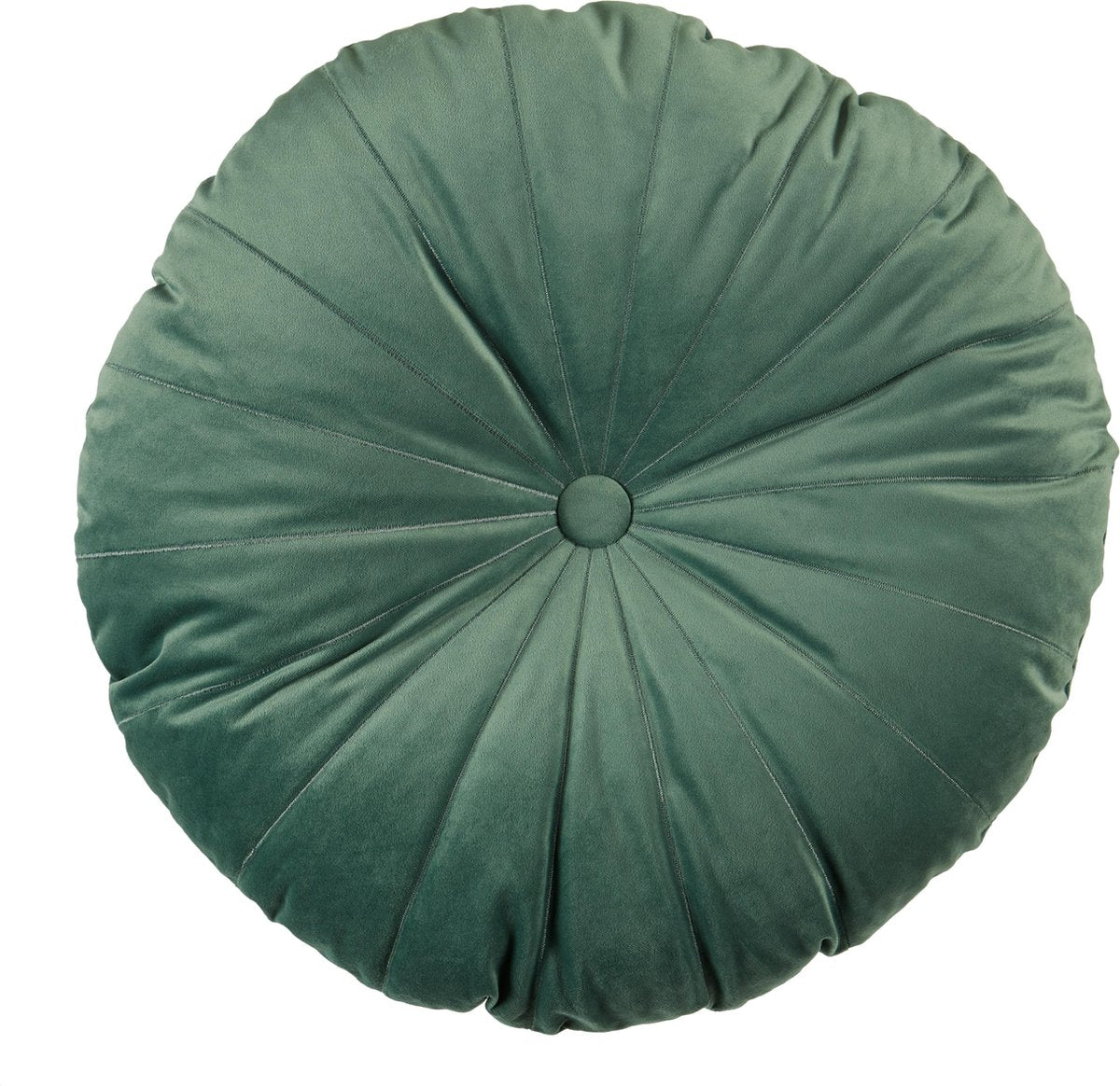Coussin décoratif Kaat Amsterdam mandarine - dia 40 cm - gris vert