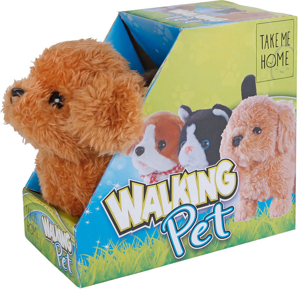 Ramenez-moi à la maison un chien de boucle interactive Brown, 15,5 cm