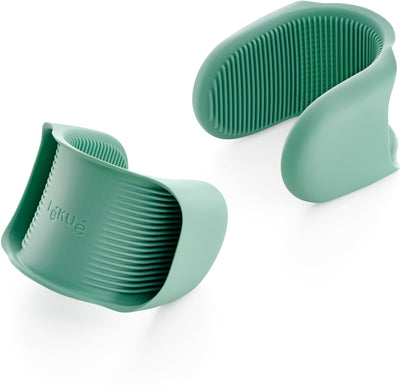 Mini gants de cuisine Lékué - 2 pièces - silicone - vert