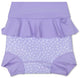 Essentiels de bain - couche de bain bébé - lilas - imprimé léopard - néoprène