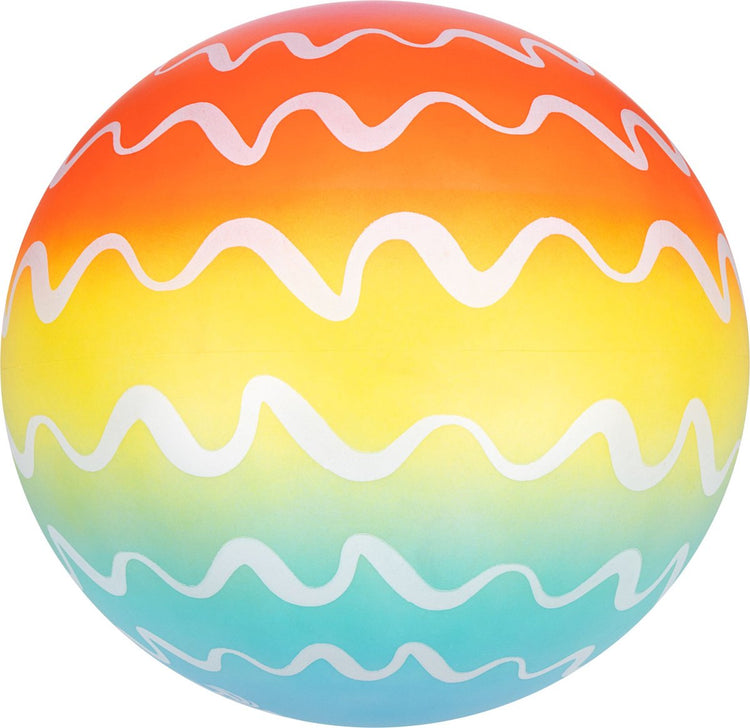 Ballon de plage Waimea - PVC - 21 cm - multicolore - taille 4