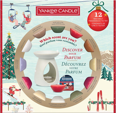 Bougie Yankee - après ski - 12 coffrets cadeaux chauffe-cire - coffret cadeau