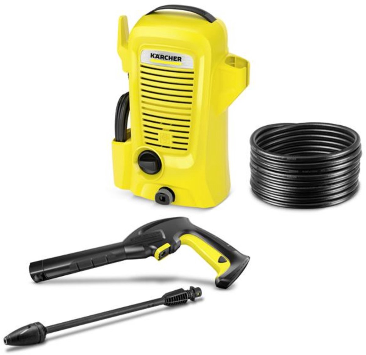 Nettoyeur haute pression Kärcher k 2 édition universelle - 110 bar - 360 l h - 20 m² h - convient entre autres. vélos - outils de jardin - salon de jardin - petites terrasses - et balcon