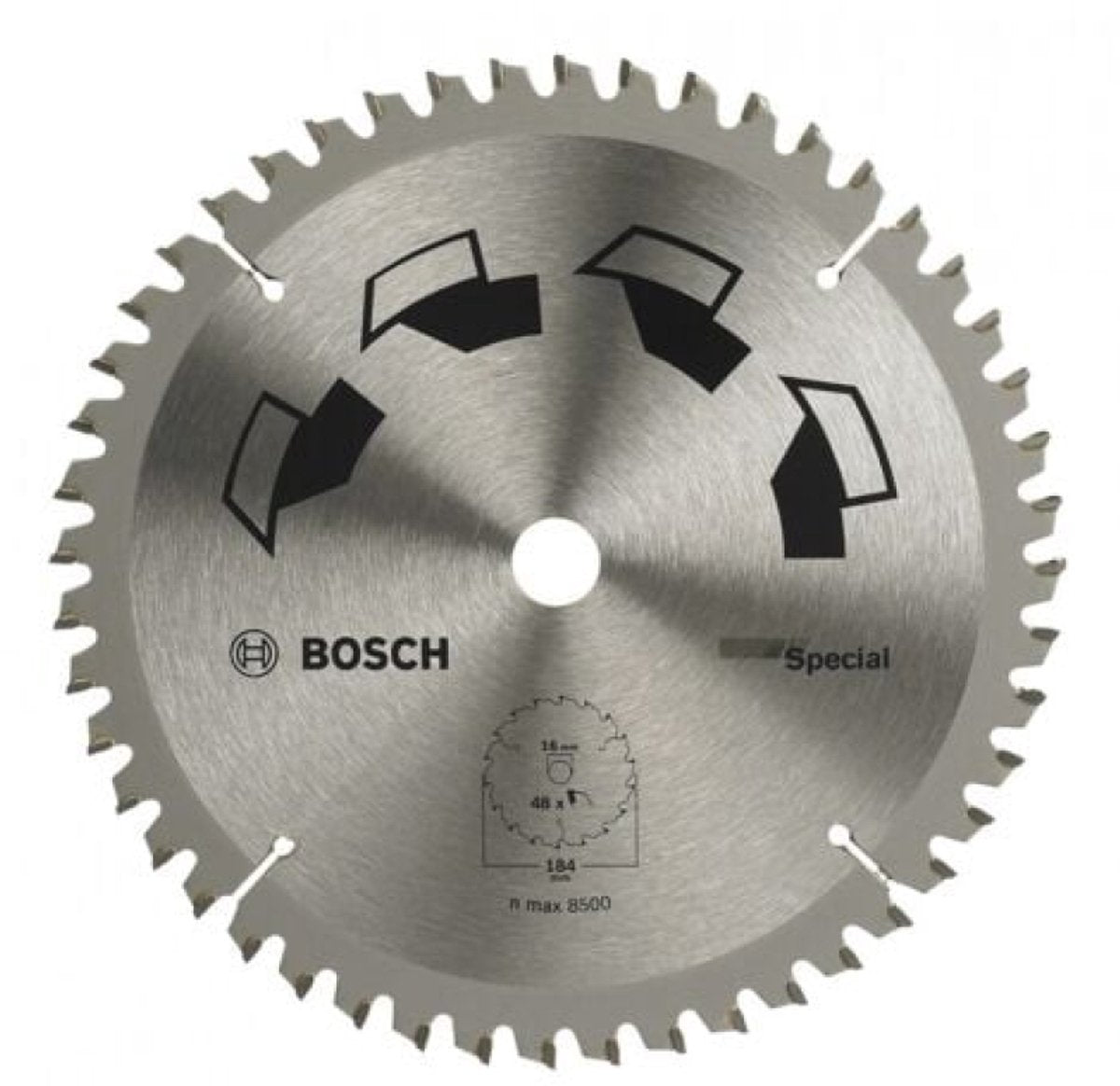Lame de scie circulaire Bosch spéciale 184x2x16 -,t48 (1)