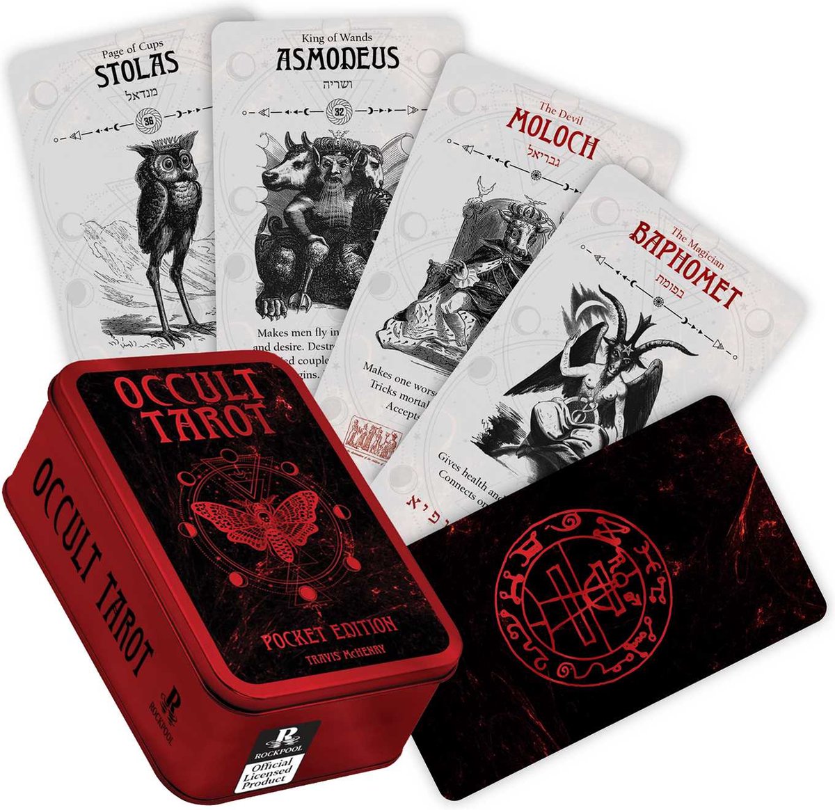 Tarot Rockpool - édition de poche du tarot occulte