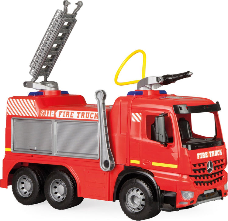 Lena camion de pompier giga trucks junior 66 cm rouge argent