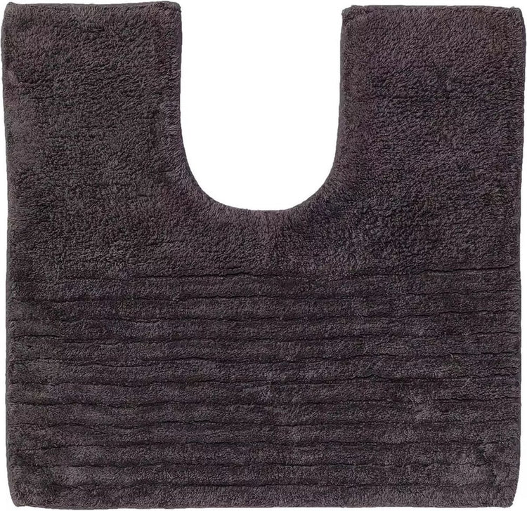 Tapis de toilette Sealskin essence 45x50 cm - coton - anthracite