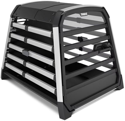 Caisse de transport compacte Thule Allax - caisse de voiture pour chien - gris 77-82x65x65 cm m compacte