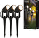 Briloner connect to Shine - Spike Spot - Lot de 3 - Kit d'extension de projecteur de jardin - Éclairage de jardin - IP65 - Lumière blanche chaude - ø4x2,5 cm