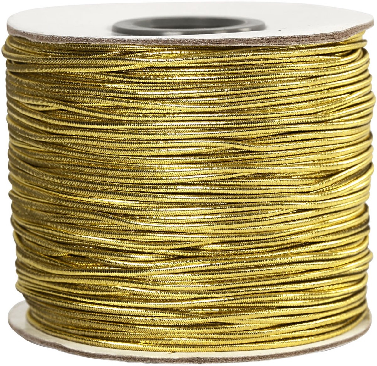 Cordon élastique Creativ company, épaisseur 1 mm, doré, 100 m 1 rouleau