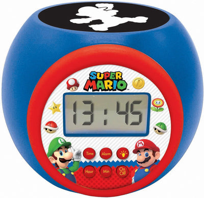 Réveil projecteur Lexibook Super Mario avec minuterie