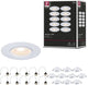 Lampe encastrable Paulmann lot de 10 étoiles rondes 90 mm gu10 max. 10x10w 230v dimmable blanc