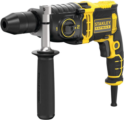 Perceuse à percussion Stanley fatmax 850w avec 2 vitesses en étui fmeh850k-qs