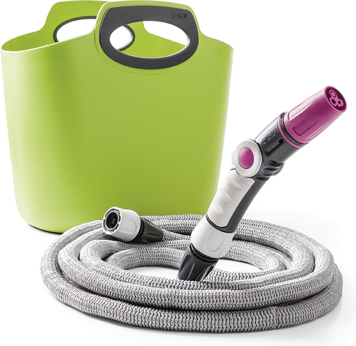 G.f. gf aquapop 30 m tuyau extensible en sachet citron vert