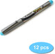 Stylo plume Pilot v-pen argent turquoise 12 pièces