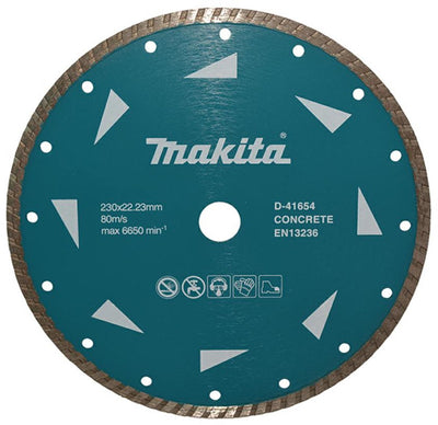 Accessoires Makita - disque diamant pour béton 230x22,2 mm d-41654