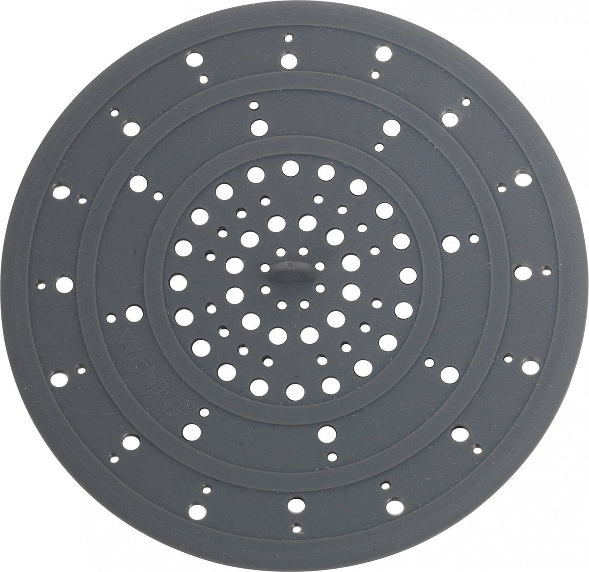 Wenko filtres d'évier 53011100 12 x 0,3 cm silicone gris
