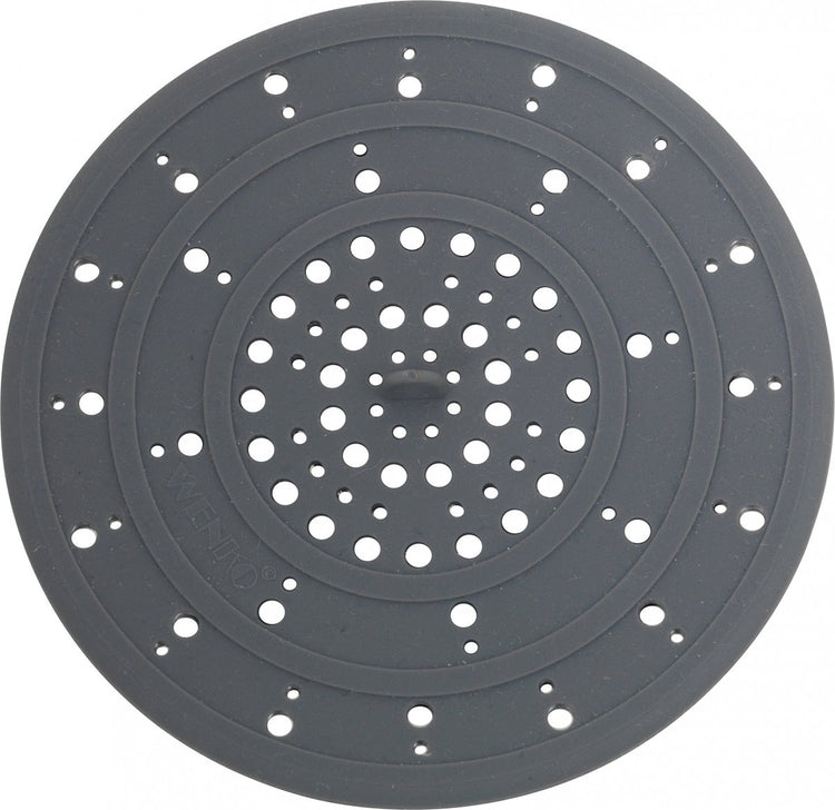 Wenko filtres d'évier 53011100 12 x 0,3 cm silicone gris