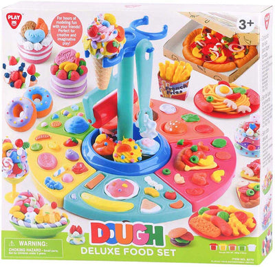 Ensemble d'argile à manger de luxe Playgo - 5 pots en argile