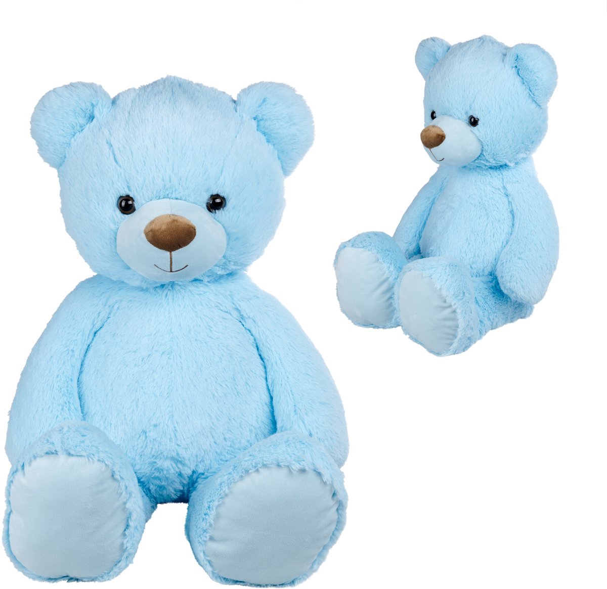 Peluche Simba toys - ours en peluche - bleu - 80cm