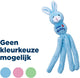 Lapin Kong wubba - jouet pour chat - souris jouant - 23,4 x 13,8 x 2,6 cm