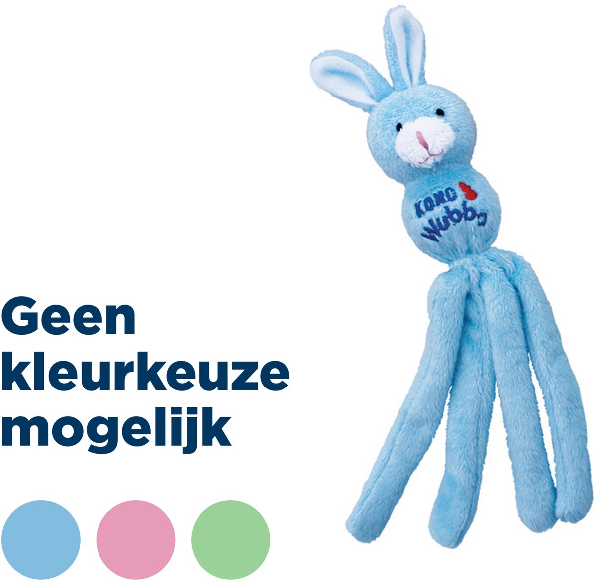 Lapin Kong wubba - jouet pour chat - souris jouant - 23,4 x 13,8 x 2,6 cm