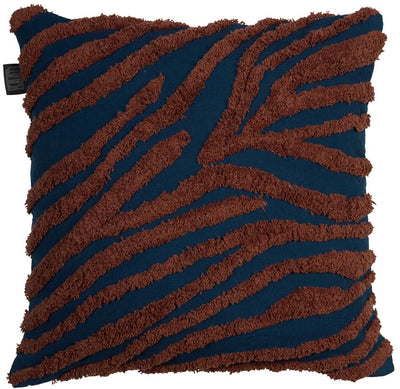 Kaat Amsterdam Coussin décoratif Marty - 45x45 cm - bleu