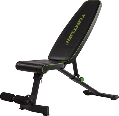 Banc de fitness utilitaire Tunturi ub20 - banc de musculation - banc d'entraînement - banc de muscles abdominaux - réglable - incl. application de formation gratuite