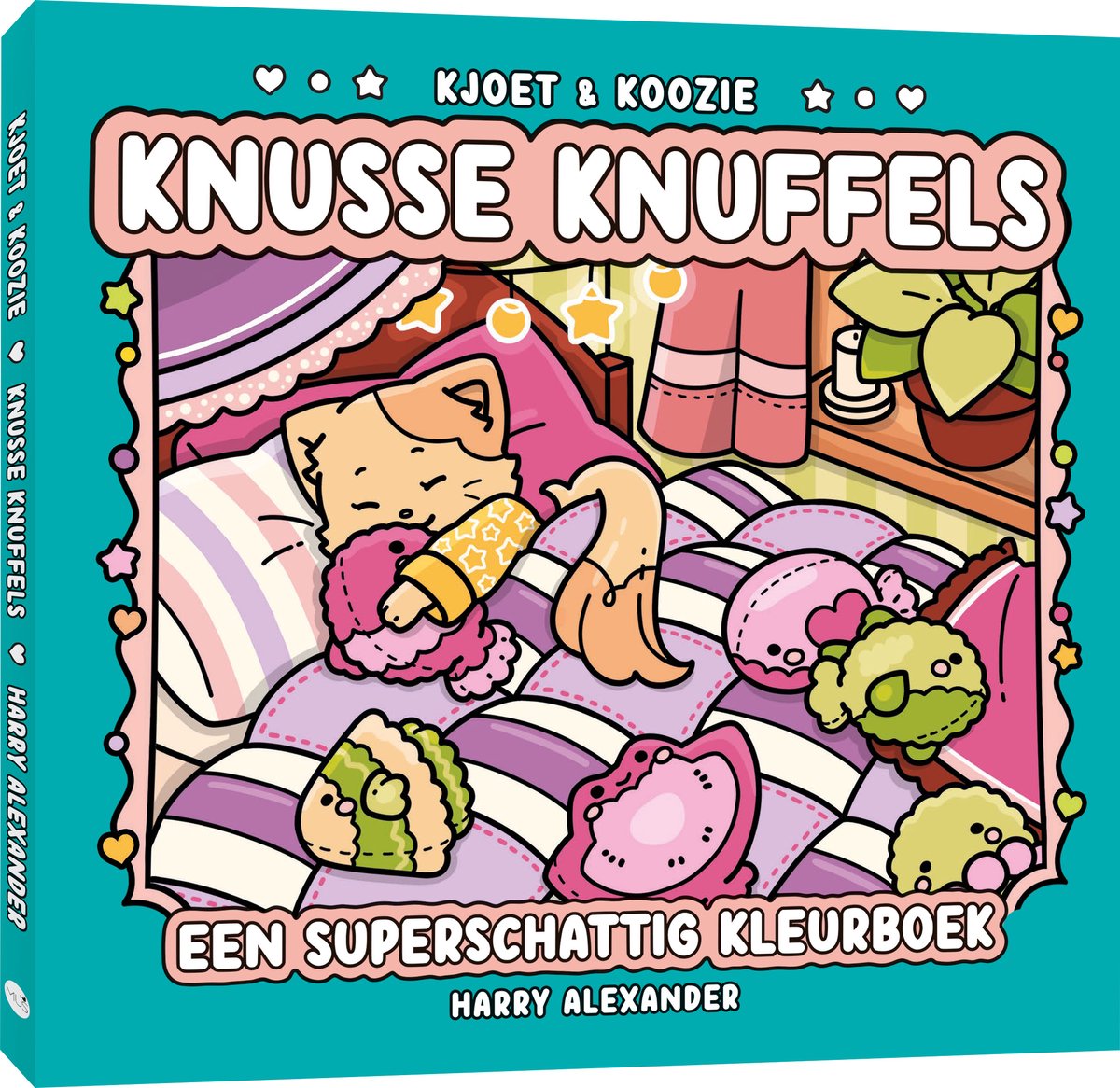 Livre de coloriage de peluches douillettes Kluitman Kjoet Koozie