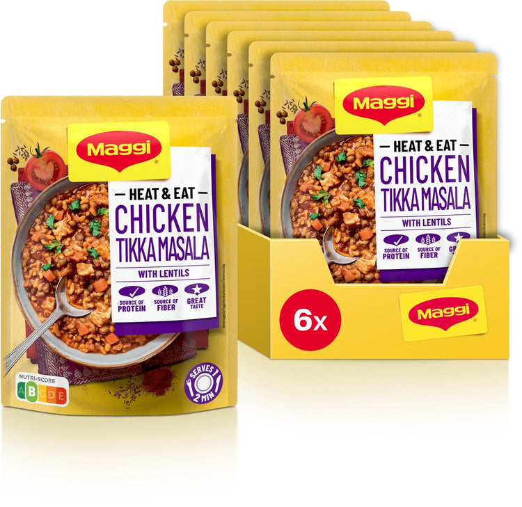 Maggi Heat mange du poulet tikka masala 6x280g