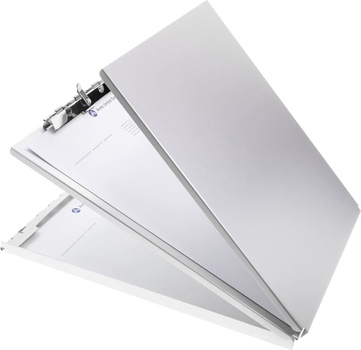 Presse-papiers Westcott - avec compartiment de rangement - aluminium - a4 - ac-e17002