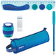 Maped office maped kiddy learn concentration bundle bleu – kit de dessin + trousse à crayons