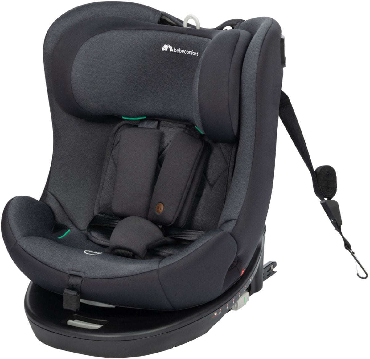 Bebeconfort évoluefix i-size - siège auto - 360 degrés - sps - teinté noir - naissance à 12 ans