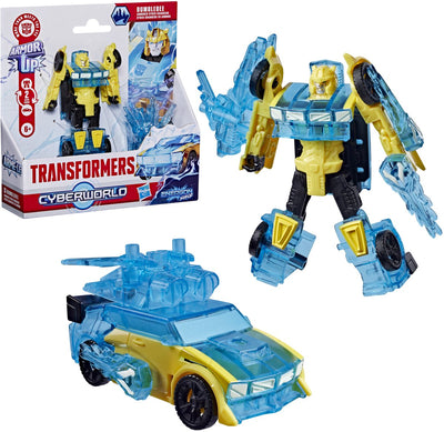 Transformers cyberworld energon surge bumblebee cyber-changeurs blindés - figurine articulée