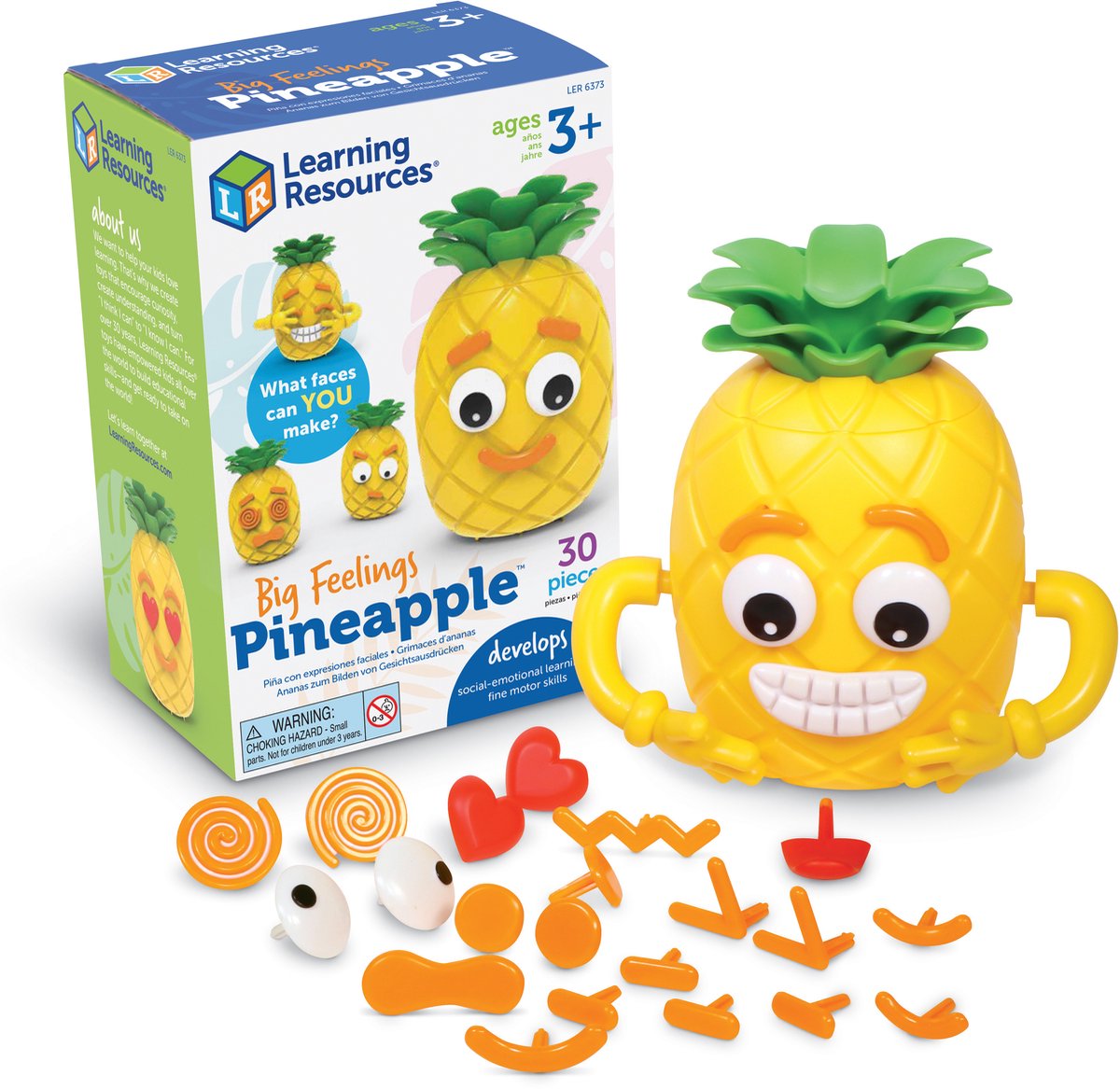 Ressources d'apprentissage grands sentiments ananas™ - 3+