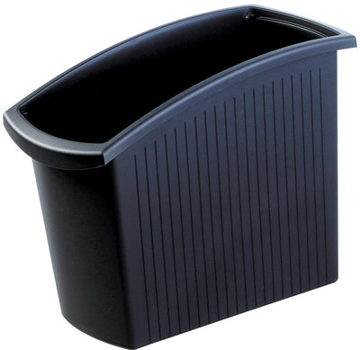Poubelle à papier Han - mondo - 18 litres - noir - plastique de haute qualité - ha-1840-13