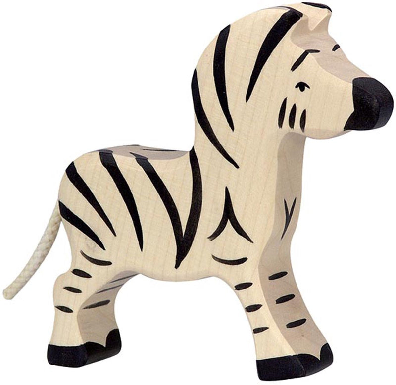 Holztiger holztiger en bois zèbre klein