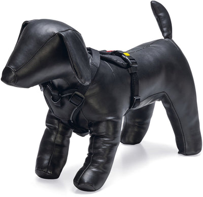 Beeztees parinca premium y-harness - harnais pour chien - nylon - noir - 37-40 cm x 15 mm