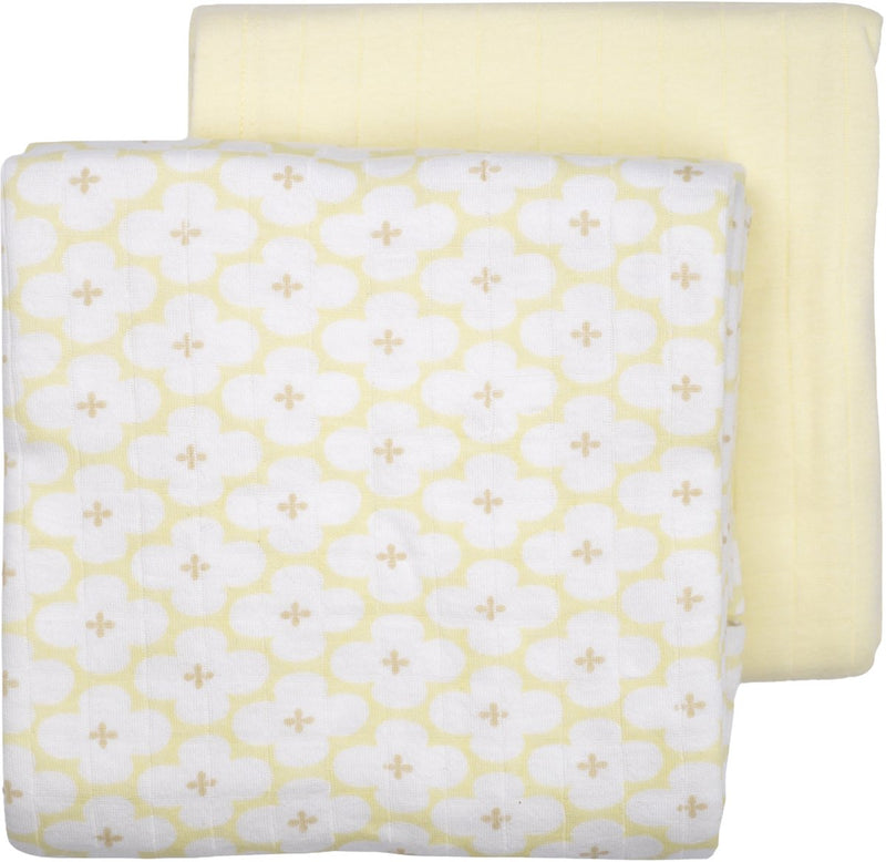 Lange Lodger - 2 pièces - 110 x 110 cm - beurre de matcha