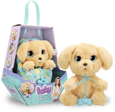 Peluche interactive pattes de bébé labrador