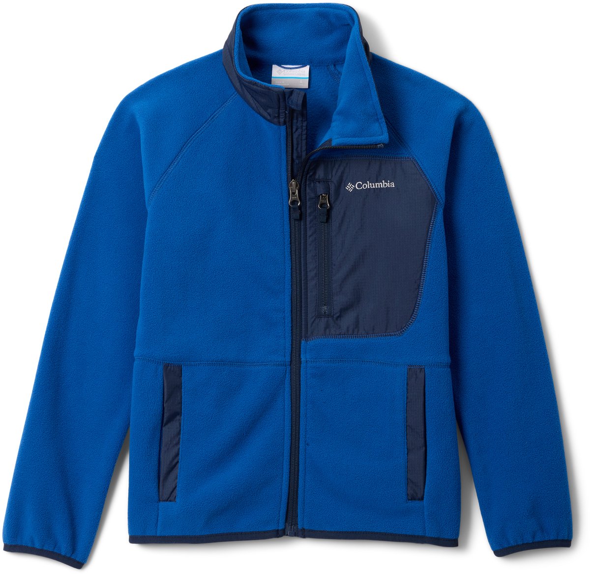 Pull outdoor enfant Columbia fast trek™ v full zip - bleu montagne, marine collégial