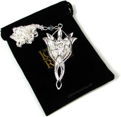 La noble collection pendentif du Seigneur des Anneaux Arwen's Evenstar (plaqué argent)
